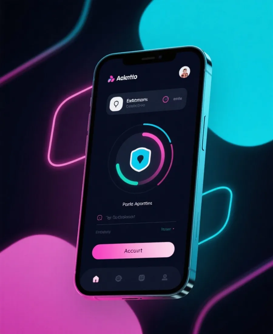 移动端娱乐应用界面示意图